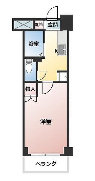 スカイコート文京白山第3間取り図