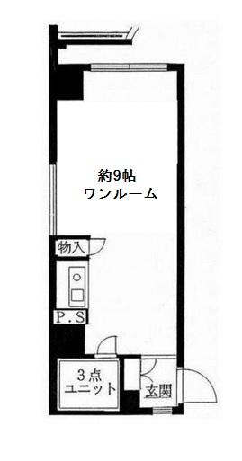 朝日後楽園マンション間取り図