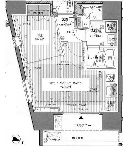 クレヴィア文京白山間取り図