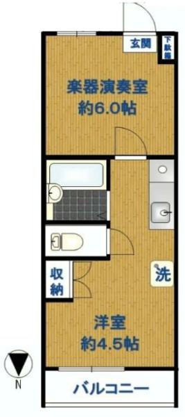 小日向モデラート間取り図