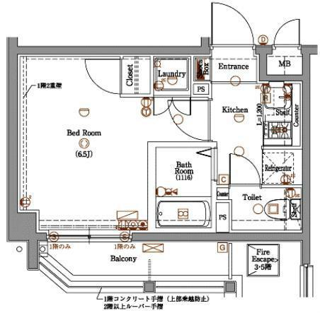 アクサス白山　～AXAS白山～間取り図