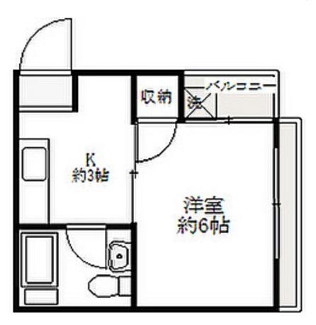 向丘サニーコーポ間取り図