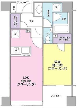 クオリア御茶ノ水パークフロント間取り図