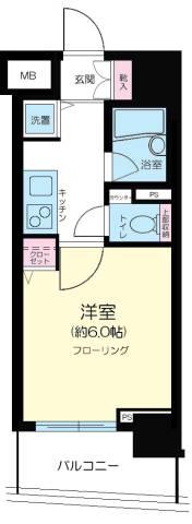 パレステュディオシンシア文京千石間取り図