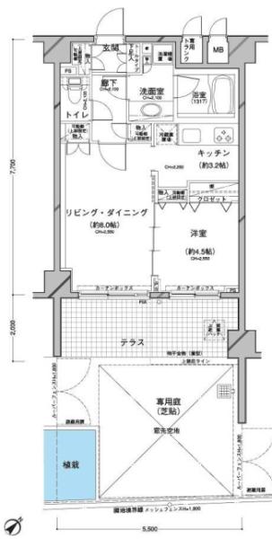 ダイナシティ文京根津間取り図