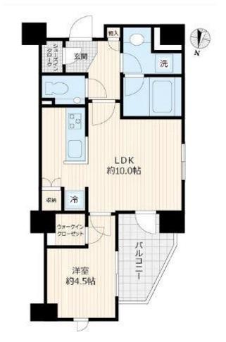 プリマシュロス文京本駒込間取り図