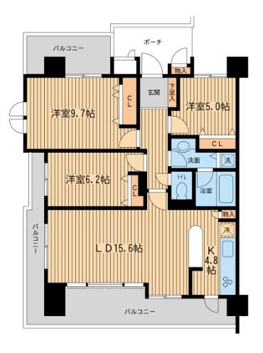 ガーデン文京白山間取り図