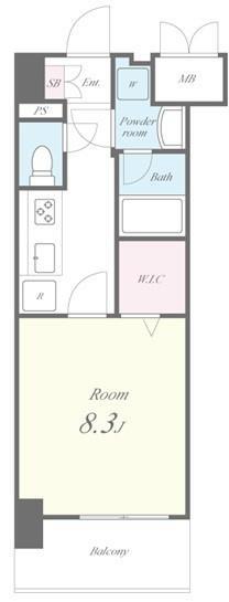 グラシーナ文京 503号室 間取り図