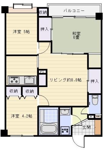 アールヴェール文京西片間取り図