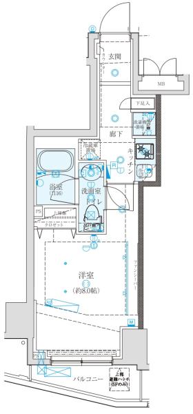 クレイシア板橋間取り図