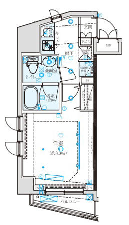 クレイシア板橋間取り図