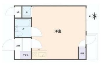 パレ・ドール千駄木Ⅱ間取り図