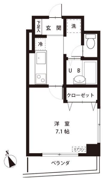 レジデンス千駄木間取り図