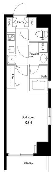 アップルレジデンス水道橋間取り図