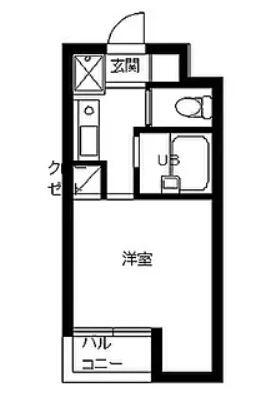 スカイコート文京小石川第2間取り図