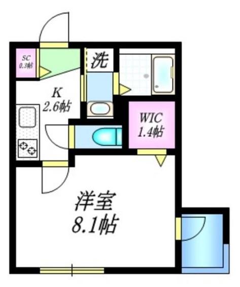 メゾン西片伍番館間取り図