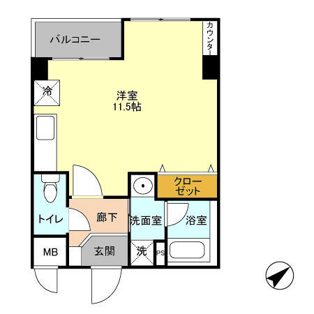 フォレンツタワー文京千石間取り図