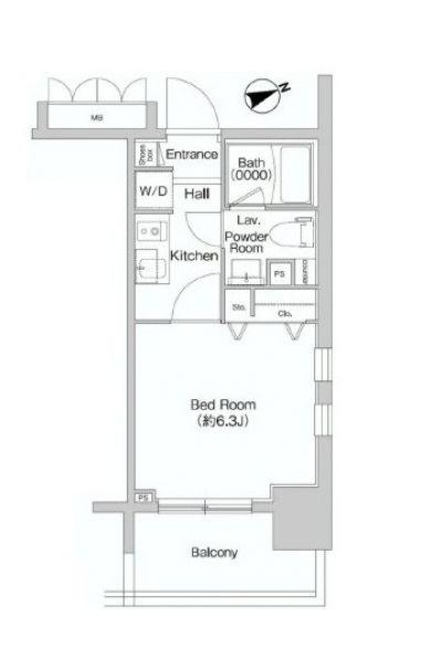 プライムアーバン神楽坂間取り図