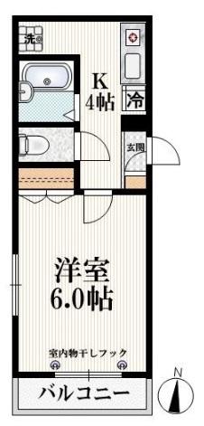 FLAT21間取り図