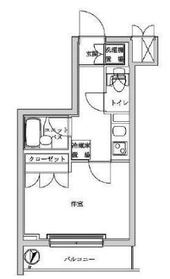 ルーブル神楽坂参番館間取り図