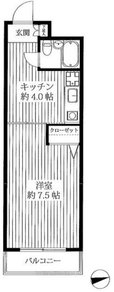 ラフィーヌ千駄木間取り図
