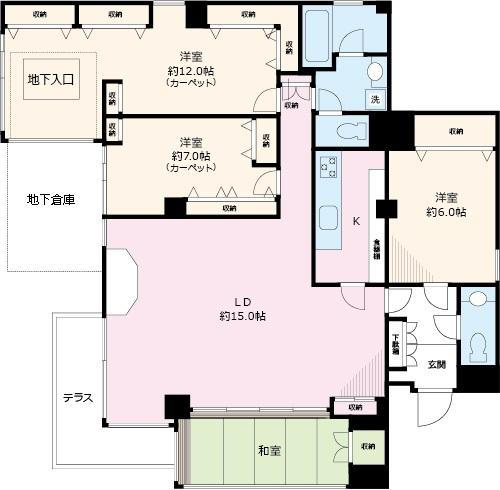 アーバンコートサカス1間取り図
