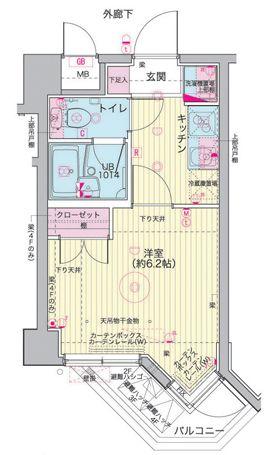 キャッスルステージ茗荷谷駅前間取り図