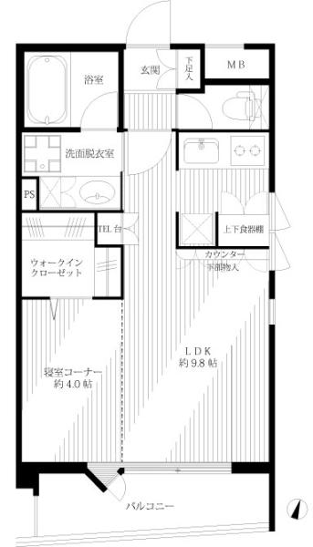 ルミネリックス小石川マンション間取り図