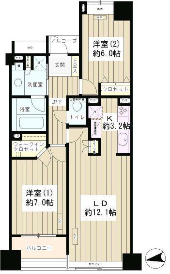 ベルメゾン文京白山間取り図