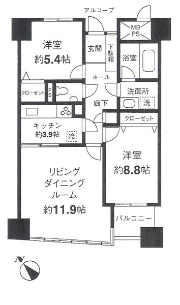 フォルム小石川間取り図