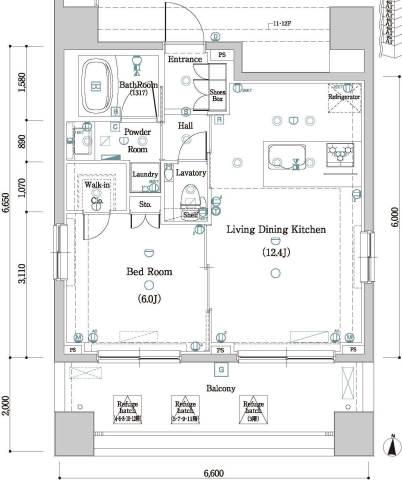 DIPS神楽坂間取り図