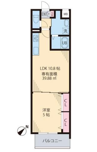 ソレアード茗荷谷間取り図