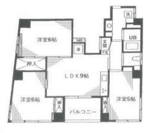 セントハイム小石川間取り図