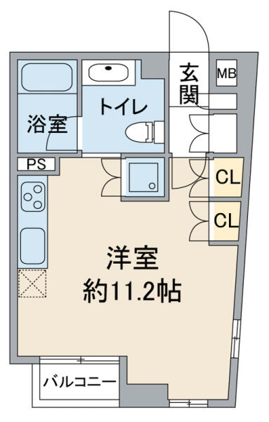 日神デュオステージ小石川 601号室 間取り図