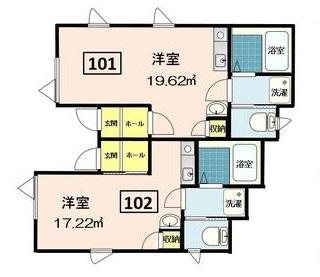 サニープレイス白山間取り図