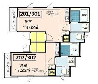 サニープレイス白山間取り図