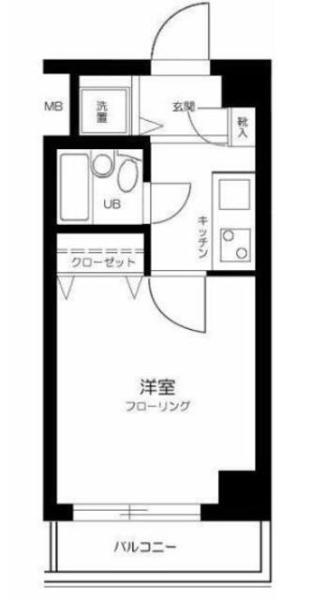 菱和パレス飯田橋間取り図