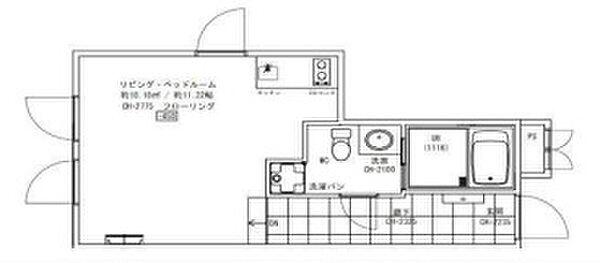LAPiS本郷 103号室 間取り図