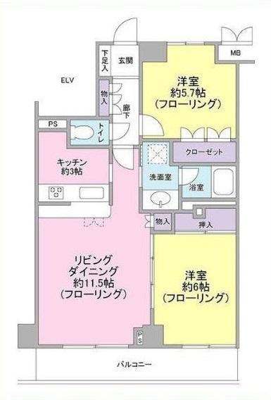 シティ本郷菊坂間取り図