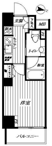 パークウェル東大前間取り図