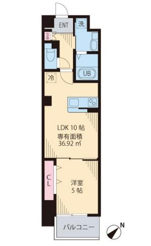 ソレアード茗荷谷間取り図