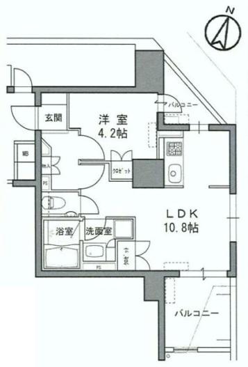 リビオレゾン本郷間取り図