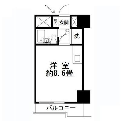 藤和シティコープ新大塚 310号室 間取り図