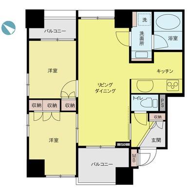 ノルディックマンション文京白山間取り図