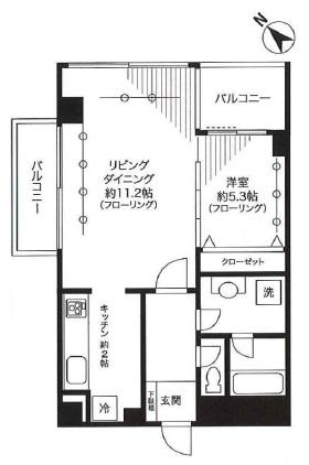 リエス千駄木間取り図