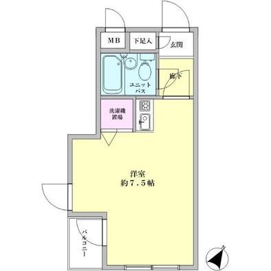パレ・ドール千駄木II間取り図
