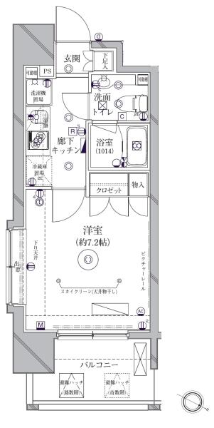 クレイシア新大塚間取り図