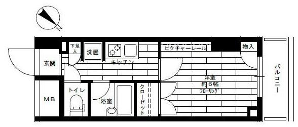 ステージファーストお茶の水女子大前間取り図