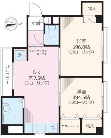 サンシティ白山間取り図