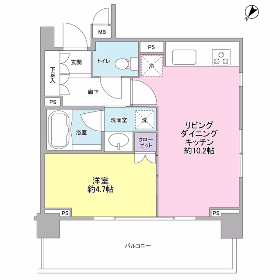 サンピエス根津間取り図